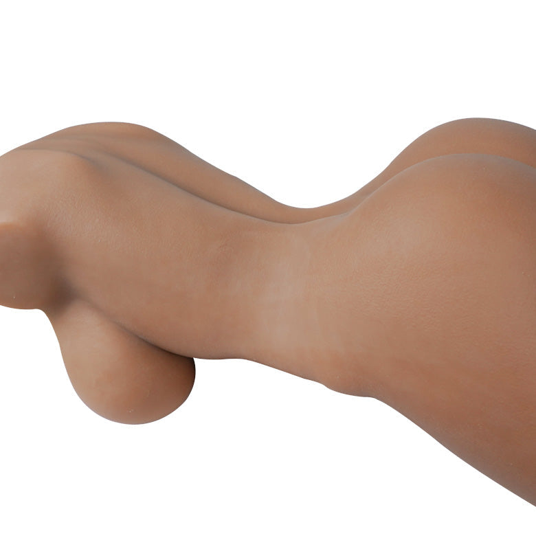 Life-size Aurora 2.0 anime sex doll by Tantaly with slim body, realistic curves, and enhanced skin details.