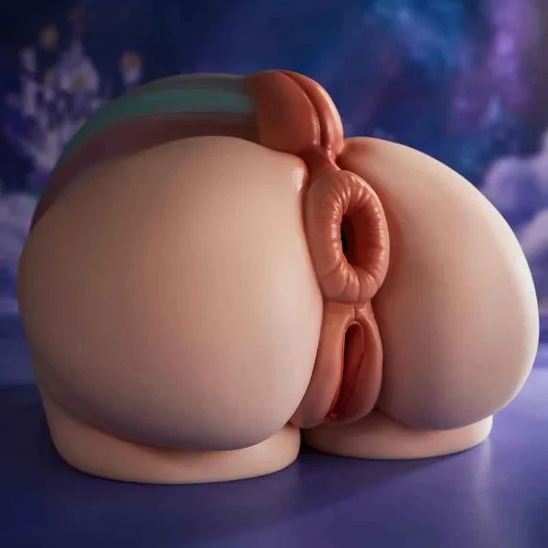 PA-Razor 38.36LBS Fantasy Horse Tail Silicone Sex Ass Torso With Realistic Vagina