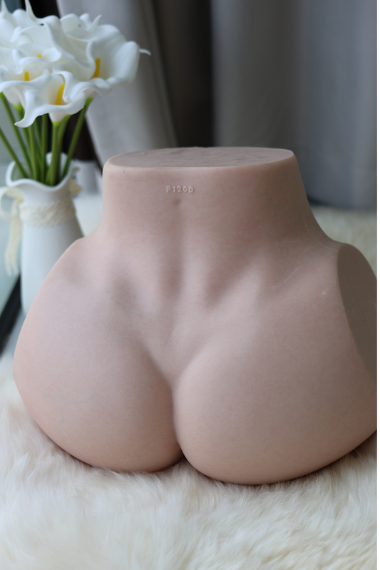 Caroline 28.7 LB Realistic Super Soft Silicone Butt Sex Doll Torso