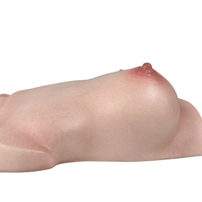 Realvagina Silicone Fake Breasts with Realistic Skin texture Boobs Sex Toy Lifelike Breasts Male Masturbator Stroker
