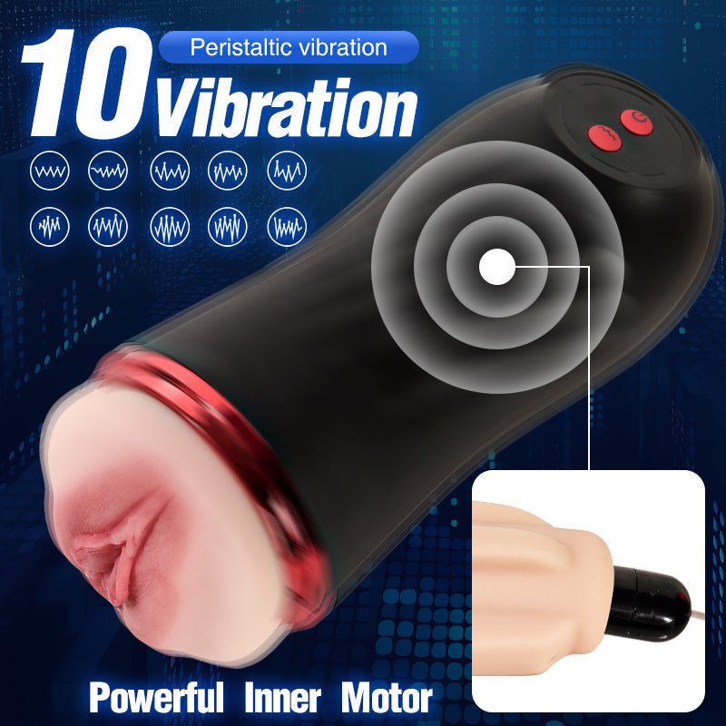 RealVagina B8002 Male Masturbator Stroker With Realistic Vagina Pocket Pussy - RealVagina