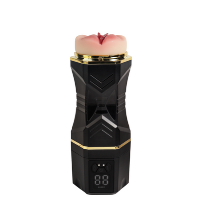 Realvagina Realistic Vagina With Strong Sucking Vibrating & Thrusting Masturbator