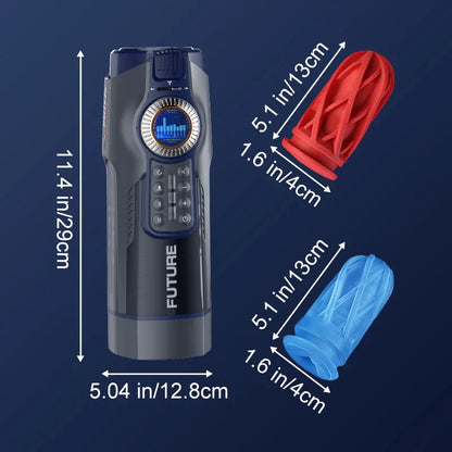 PT7 - 10 Air Bag Massage Drying Heating Base Luxury Male Masturbator