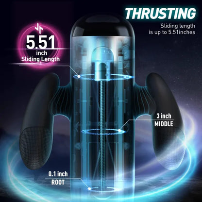PT6 - Auto Cock Milking Machine with 10 Stroking & Up & Down Thrusting