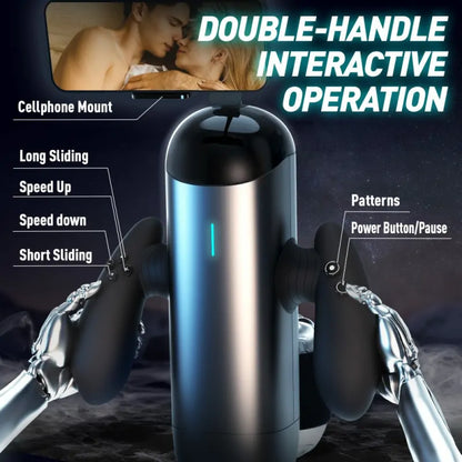 PT6 - Auto Cock Milking Machine with 10 Stroking & Up & Down Thrusting