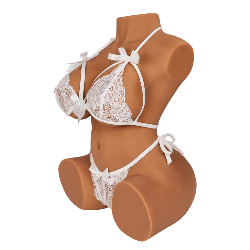 Britney 2.0 27.3LB Tantaly half-body doll with lifelike soft breasts and realistic curves.
