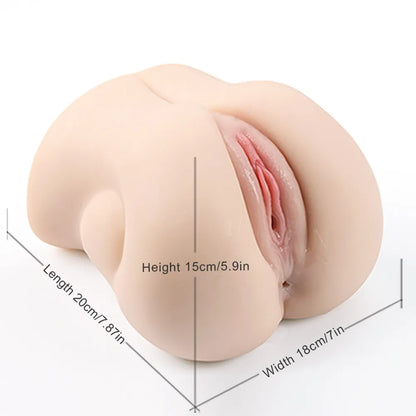 Siren-6.6LB Ultra Realistic Dual Channel Pocket Pussy