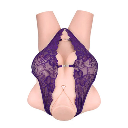 Jennifer is a 60.6LB BBW sex doll with lifelike breasts and a big, realistic butt, ideal for breast play and doggy style.