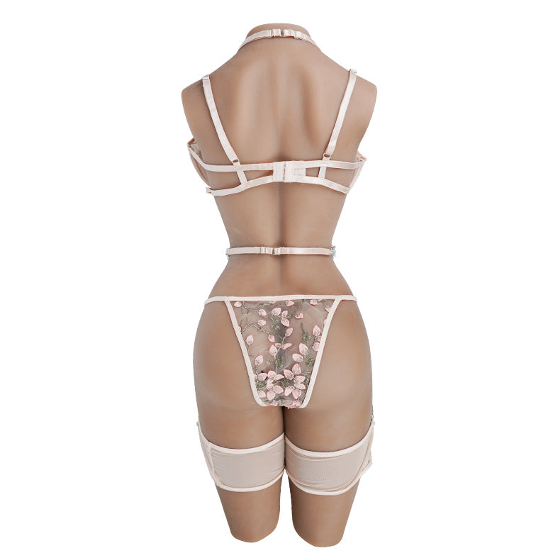 Life-size Aurora 2.0 anime sex doll by Tantaly with slim body, realistic curves, and enhanced skin details.